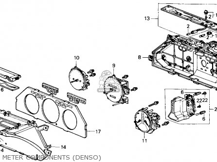 Honda ACCORD 1986 (G) 3DR DX NON-PASSIVE (KA) parts lists ... 88 honda dx fuse box 