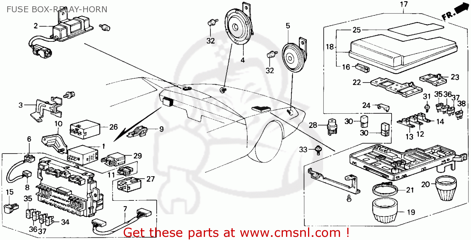 Honda Civic Horn Wiring Diagram from images.cmsnl.com