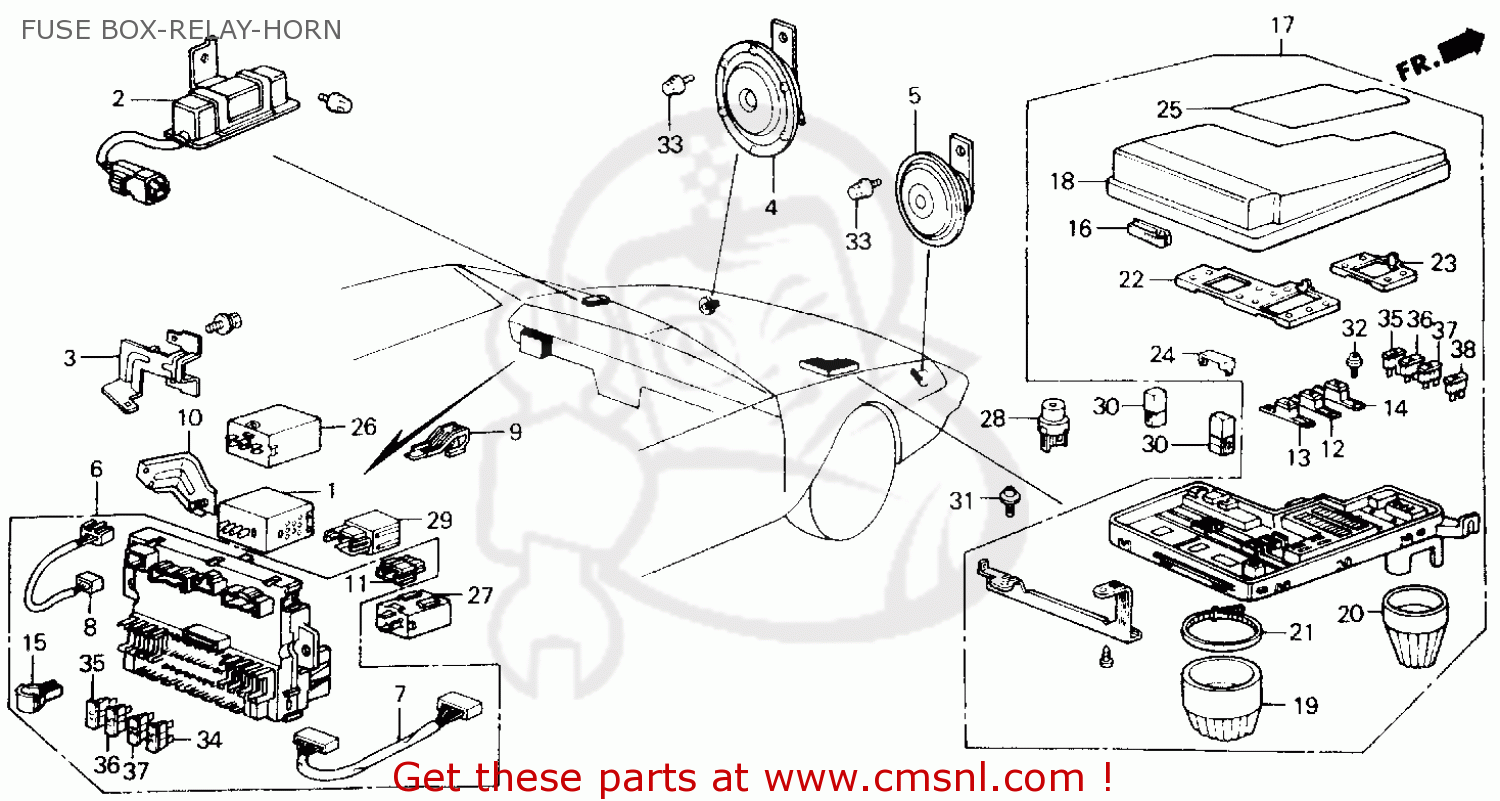 9EE92 89 Honda Accord Fuse Box | Ebook Databases