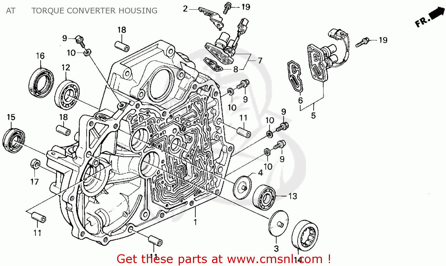 Honda ACCORD 1996 (T) 2DR LX (KA,KL) AT TORQUE CONVERTER HOUSING buy