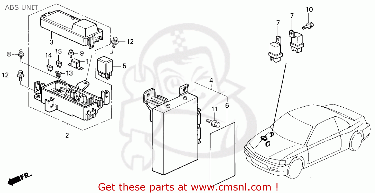 Honda ACCORD 1997 (V) 2DR EX (KA) parts lists and schematics