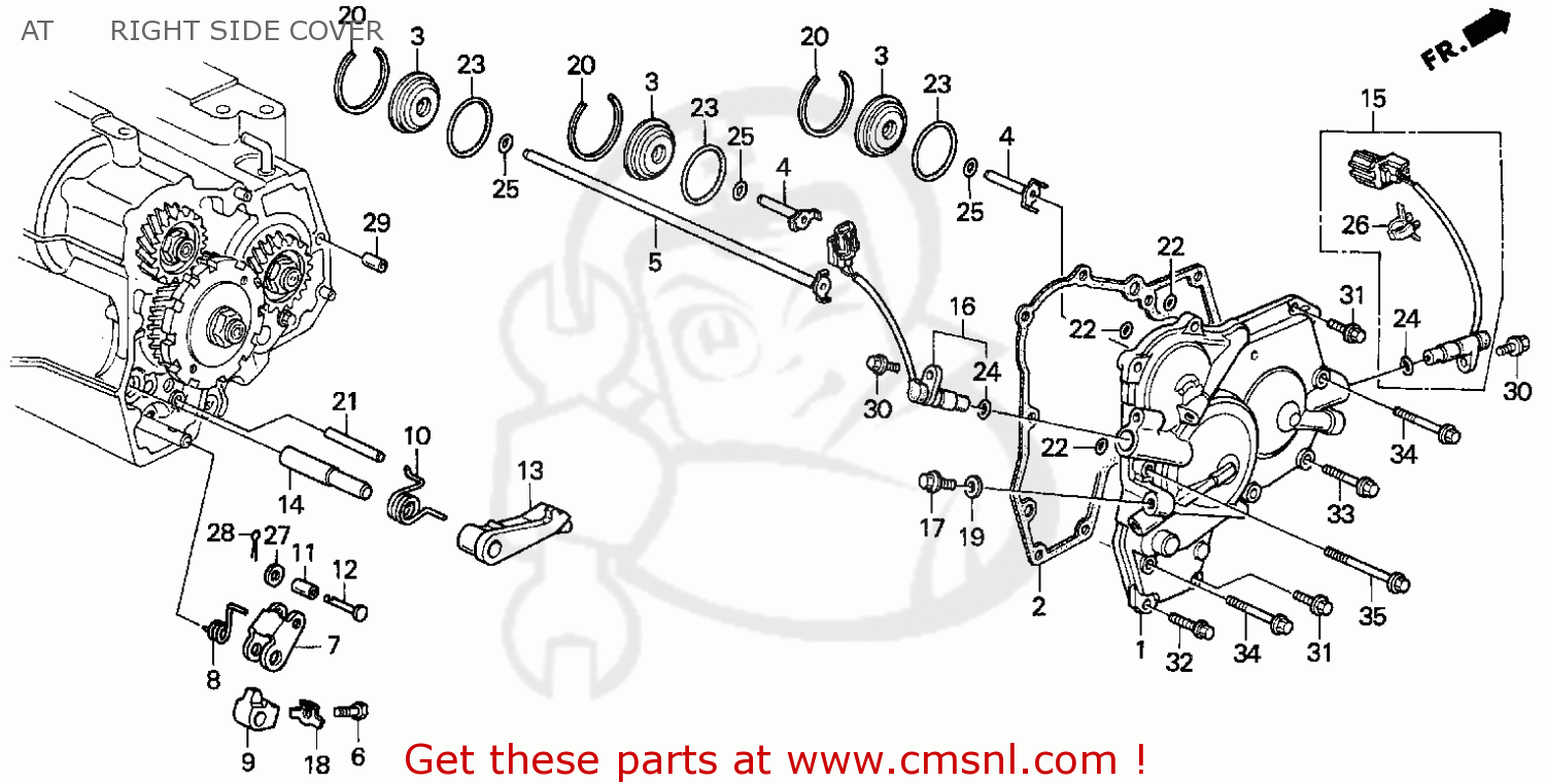 Honda ACCORD 1997 (V) 2DR EX (KA) parts lists and schematics