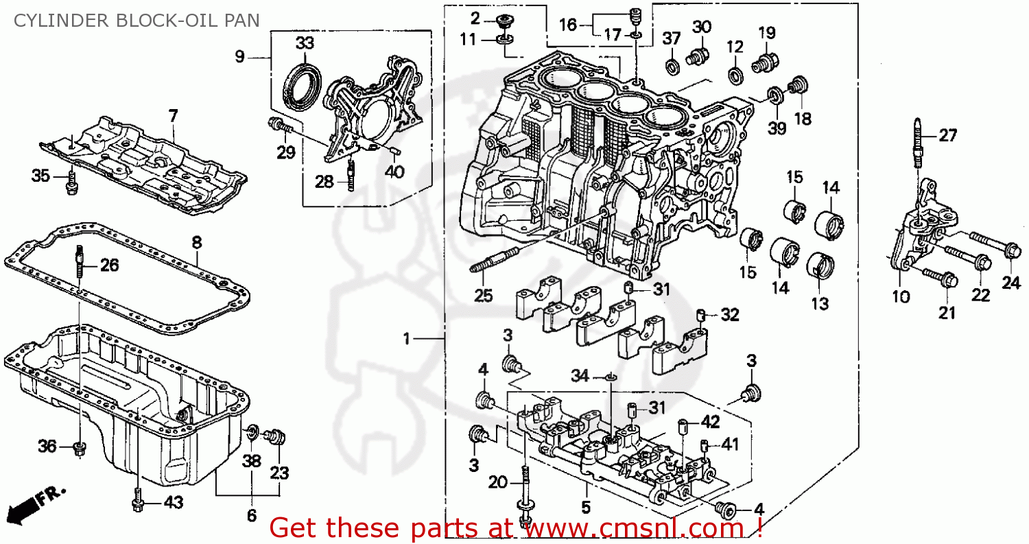 Honda ACCORD 1997 (V) 2DR EX (KA) parts lists and schematics