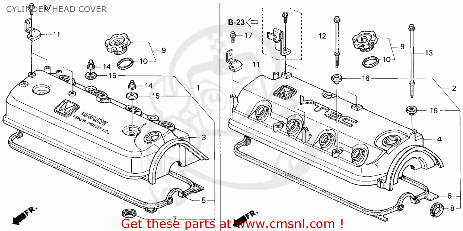 Honda ACCORD 1997 (V) 2DR EX (KA) parts lists and schematics