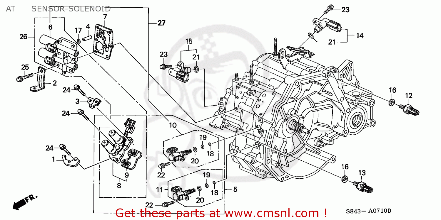 Honda ACCORD 2000 (Y) 4DR EX (KA) AT SENSORSOLENOID buy AT SENSOR