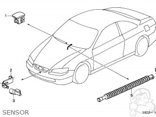 Honda ACCORD 2001 (1) 2DR EX V6 (KA) parts lists and schematics