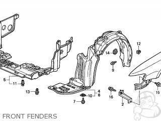 Honda ACCORD 2001 (1) 4DR LX (KA) parts lists and schematics