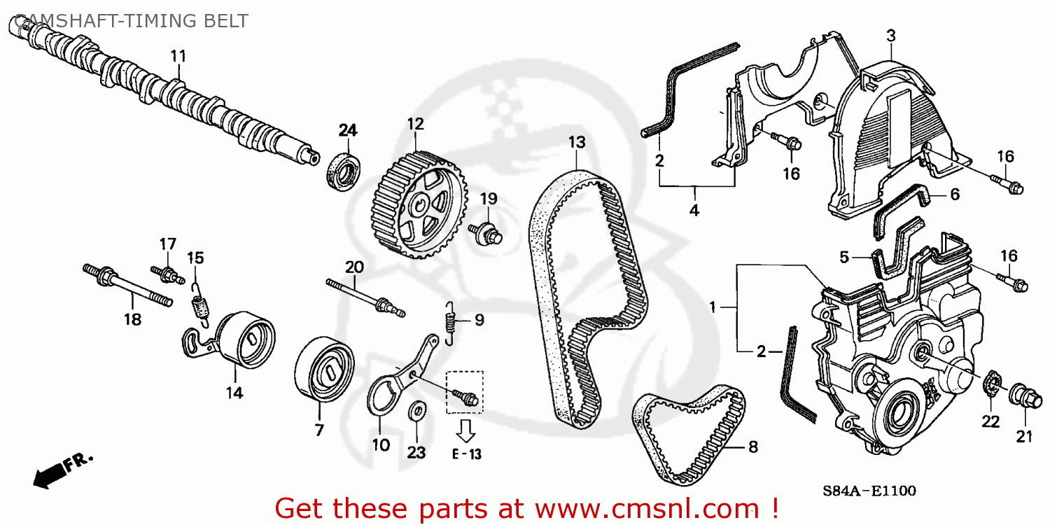 Honda ACCORD 2002 2 4DR LX UL KL CAMSHAFT TIMING BELT buy CAMSHAFT TIMING BELT spares online