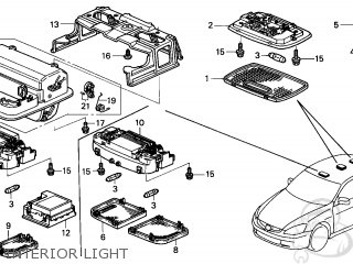 honda accord body parts diagrams