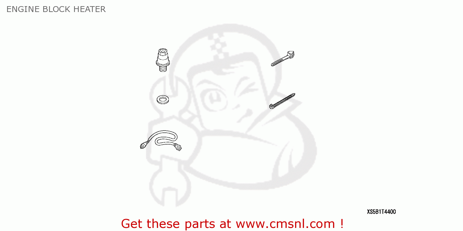 Honda ACCORD 2005 (5) 4DR DX (KA) ENGINE BLOCK HEATER buy ENGINE BLOCK HEATER spares online