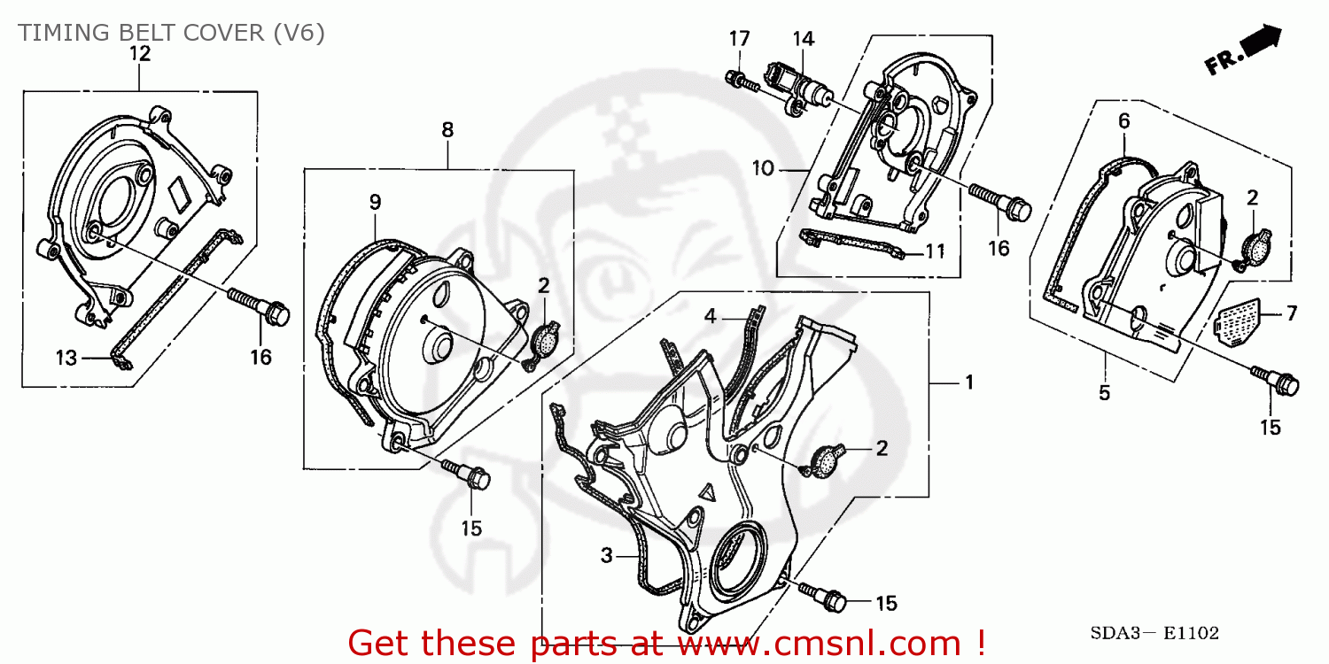 Honda accord outlet 2005 timing belt