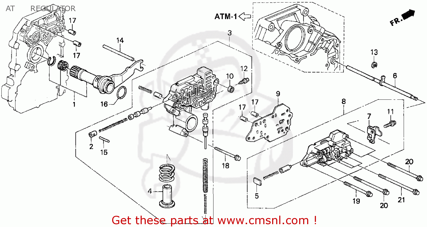 Honda ACCORD E2/V-6 E2 1995 (S) 4DR EX LEATHER (KA,KL) AT REGULATOR ...