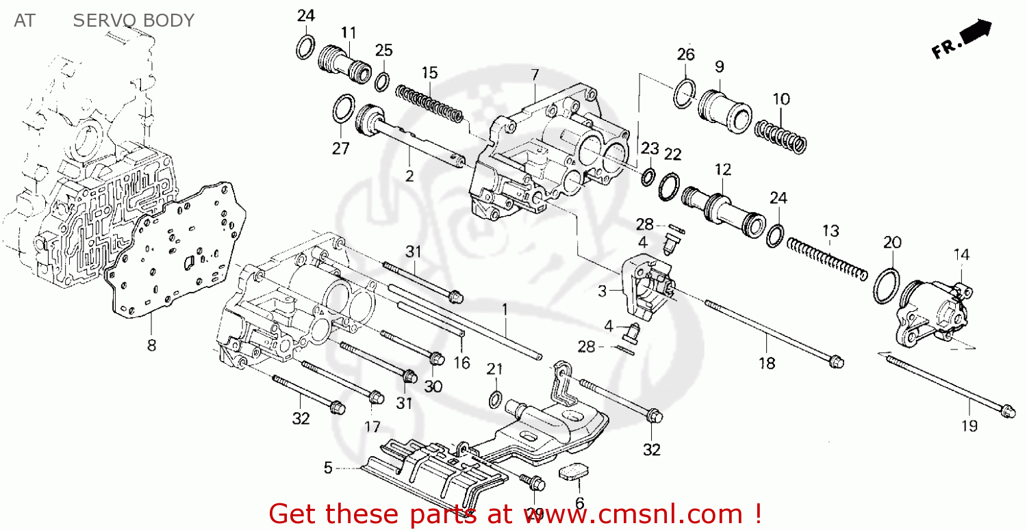 Honda ACCORD E2/V-6 E2 1995 (S) 4DR EX LEATHER (KA,KL) AT SERVO BODY ...