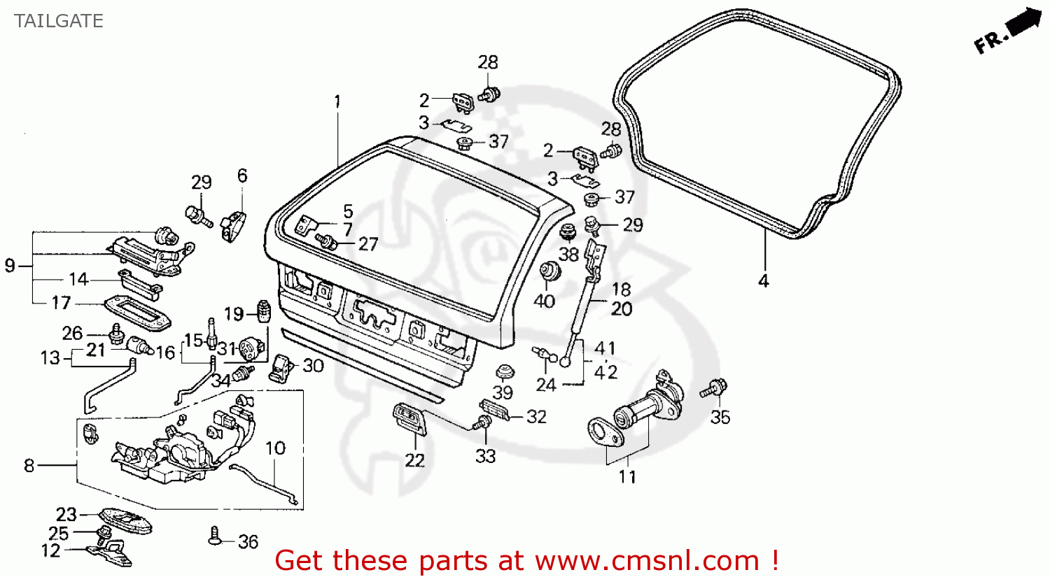 1992 honda accord exhaust system diagram