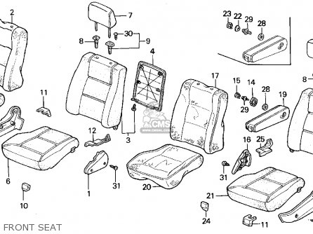 Honda ACCORD WAGON 1992 (N) WGN LX (KA,KL) parts lists and schematics