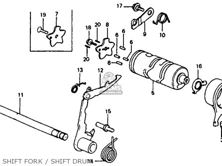 Honda ATC110 1982 (C) USA parts lists and schematics