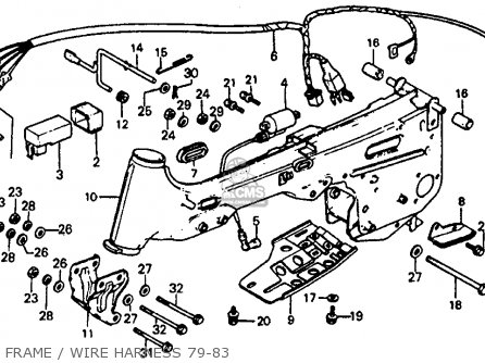 Honda Atc110 1983 (d) Usa parts list partsmanual partsfiche