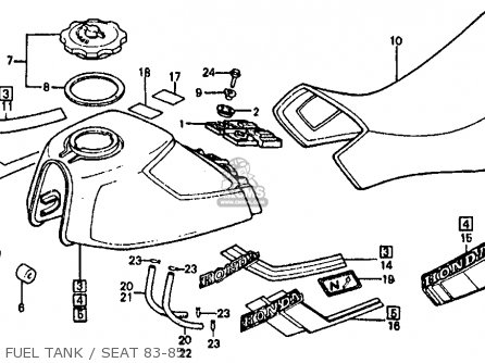 Honda ATC110 1983 (D) USA parts lists and schematics