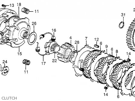 Honda Atc125m 1984 (e) Usa parts list partsmanual partsfiche
