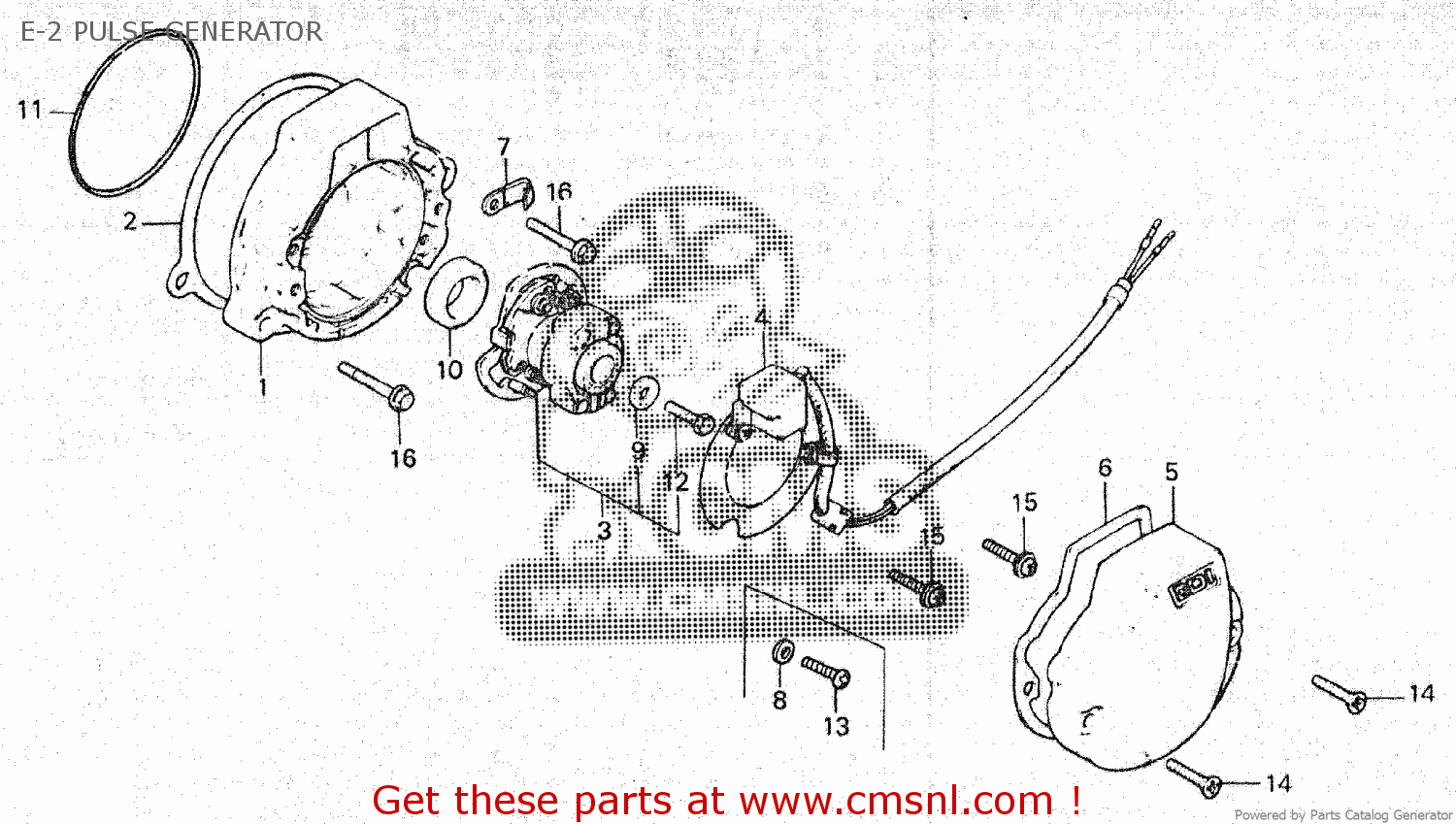 Honda ATC200ES 1984 (E) CANADA E2 PULSE GENERATOR buy E2 PULSE