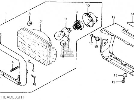 Honda ATC200X 1985 (F) USA Parts Lists And Schematics