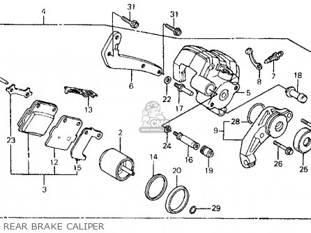 Honda ATC200X 1985 (F) USA Parts Lists And Schematics