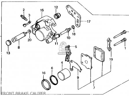 Honda ATC200X 1986 (G) USA parts lists and schematics