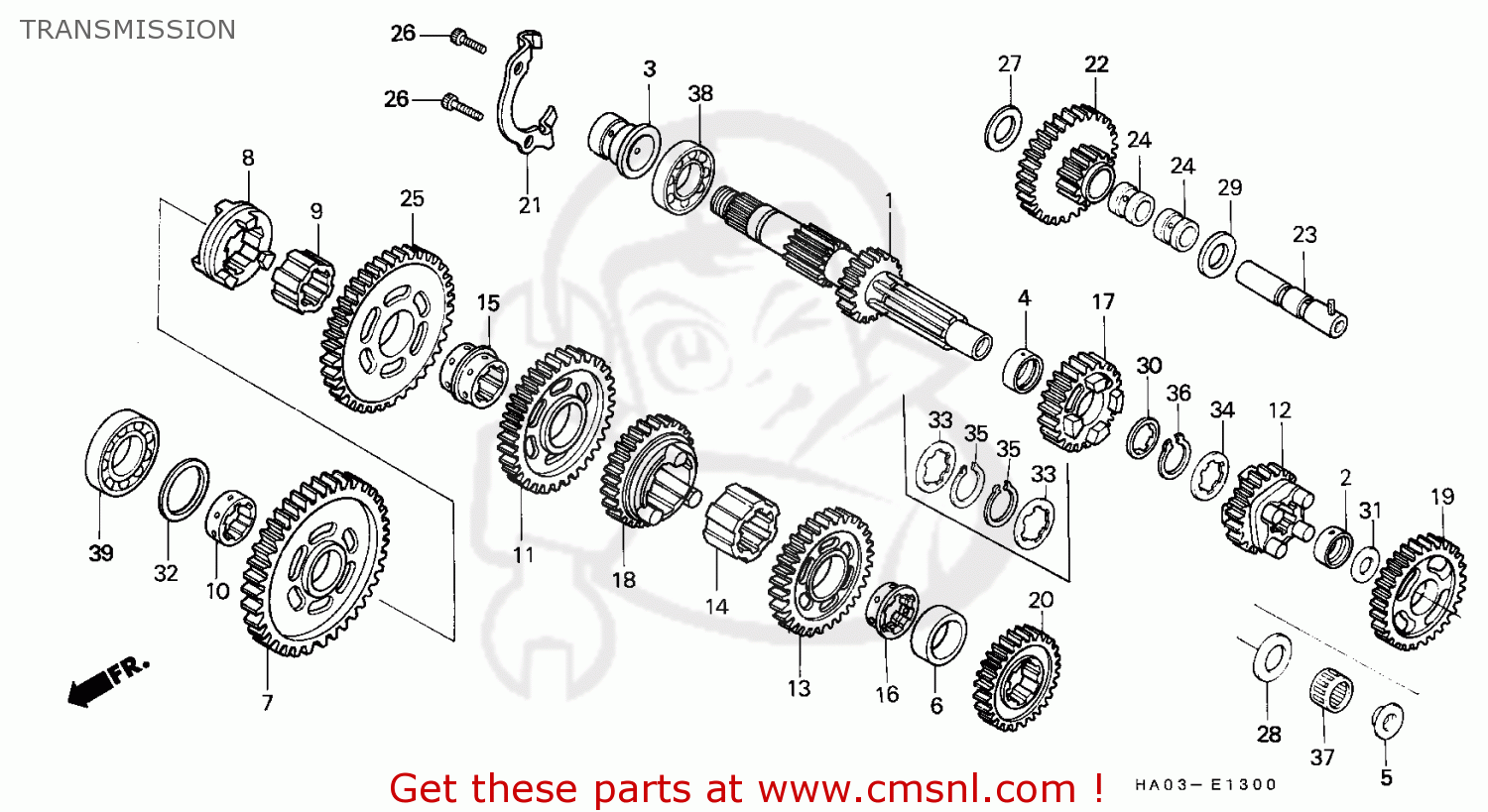 Honda ATC250ES Big Red Clutch Bearing Clutch Housing One Way Bearing For Honda ATC250ES Big Red 1985-1987 Models – New Replacement Part By Caltric Honda ATC250ES Clutch Bearing - Foto 3