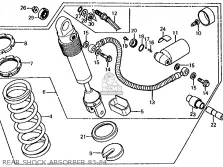 Honda ATC250R 1984 (E) USA parts lists and schematics