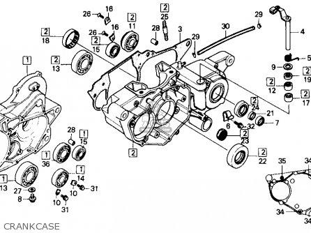 Honda ATC250R 1985 (F) USA parts lists and schematics