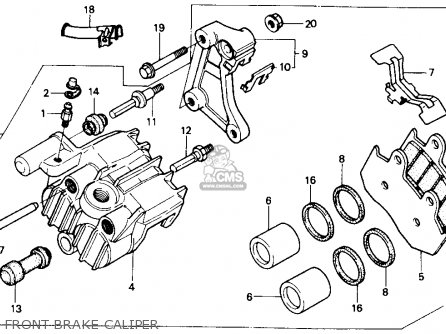 1985 Atc 250r Parts M MATI Front Brake Caliper For Honda ATC250R 1983-1984 ATC200X 1983-1985 45200-965-006 : Buy Online At Best Price In KSA - Souq Is Now Brake Honda - Foto 12