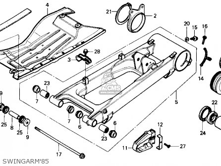 Honda ATC250R 1985 (F) USA parts lists and schematics