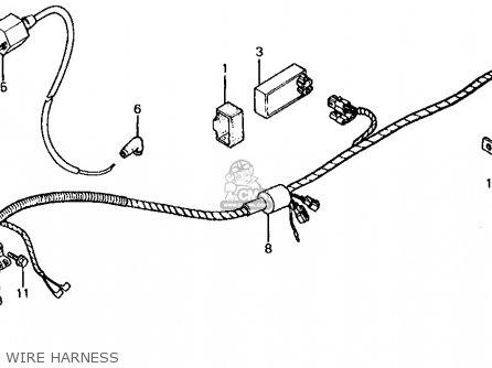 honda atc 350x wire harness