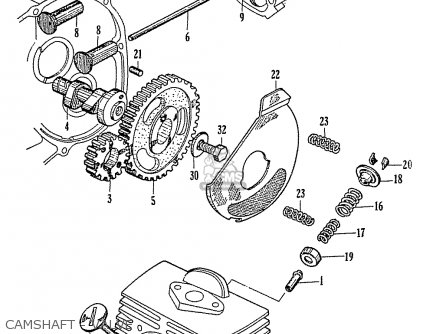 Honda C115 GENERAL EXPORT (140115) parts lists and schematics