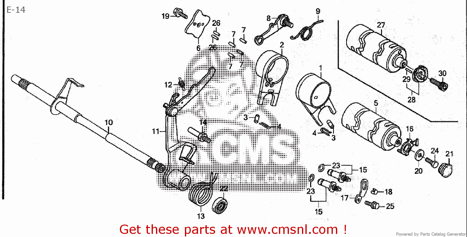 Honda C50bn 2005 (5) Aa01-150 Japan (jdm) E-14 - Buy E-14 Spares Online