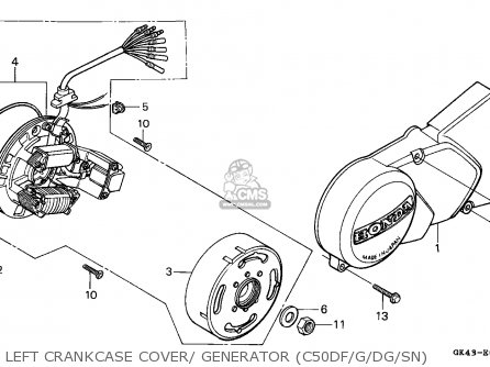 Honda C50D CUB 1985 (F) VIETNAM parts lists and schematics