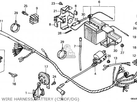 Honda C50d Cub 1986 (g) Vietnam Parts Lists And Schematics