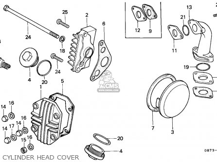 CYLINDER HEAD COVER - C50Z CUB 1977 SOUTH AFRICA / KPH