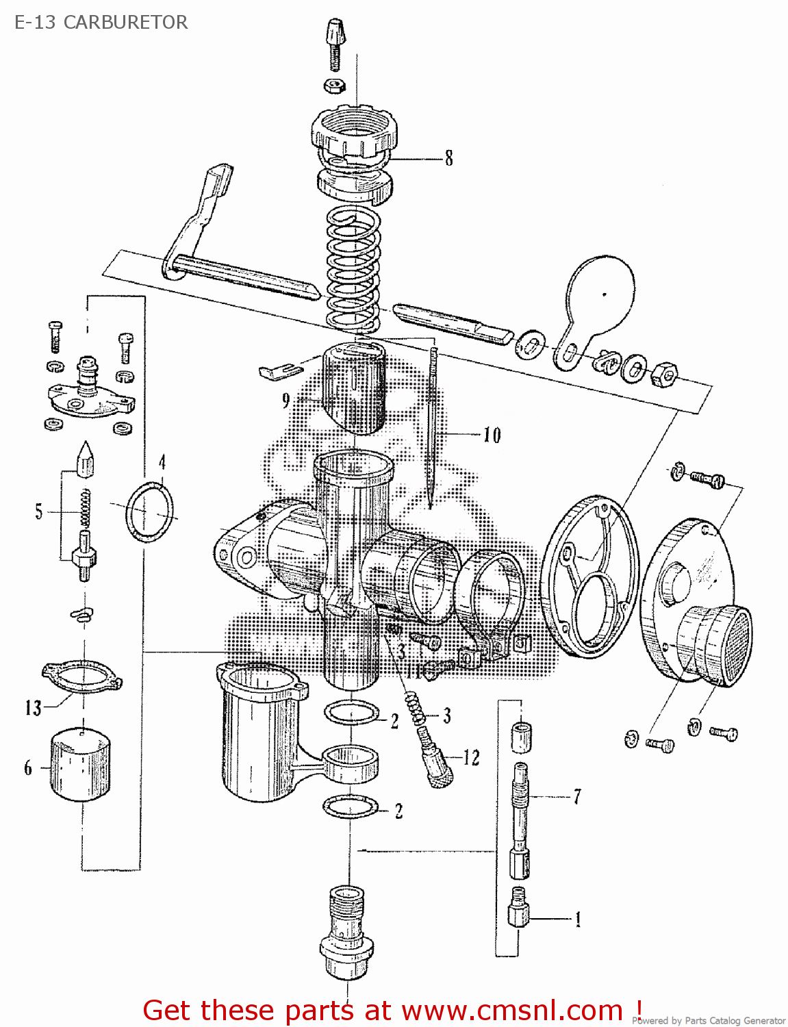 Carburetor honda outlet c70