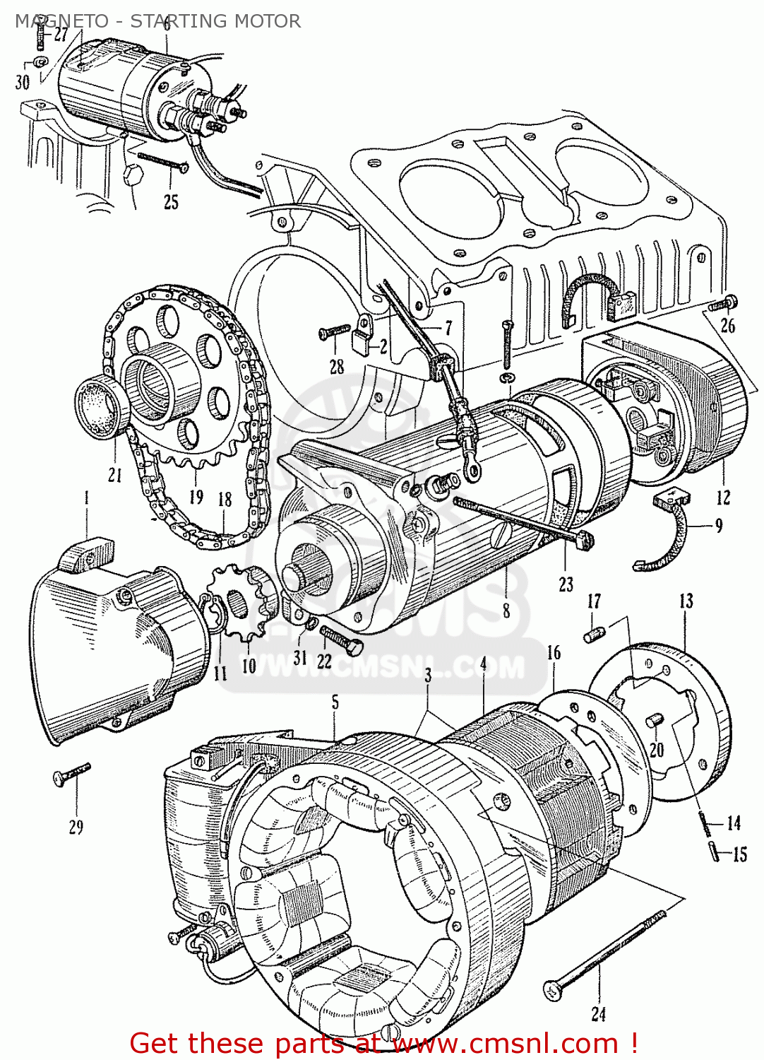 Honda C70 C71 CS71 1958 1959 1960 DREAM GENERAL EXPORT (142532 