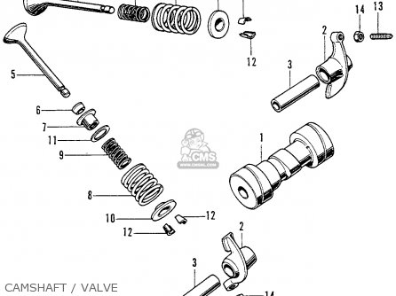 Honda C70 Honda 70 K1 1972 Usa parts list partsmanual partsfiche