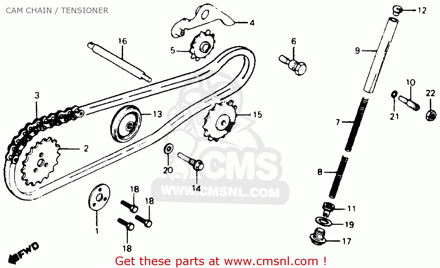 Honda C70 PASSPORT 1980 (A) USA parts lists and schematics