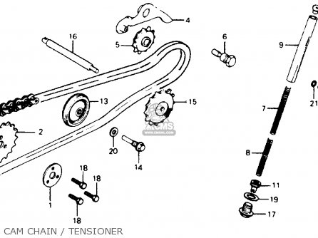 passport c70 honda usa 1980 1981 cam parts tensioner chain