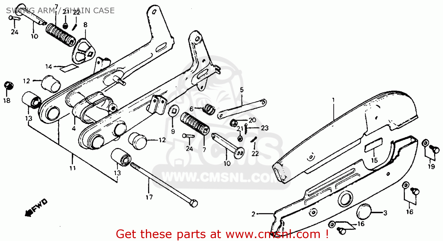 Honda C70 PASSPORT 1980 (A) USA parts lists and schematics