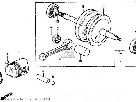 Honda C70 PASSPORT 1982 (C) USA parts lists and schematics