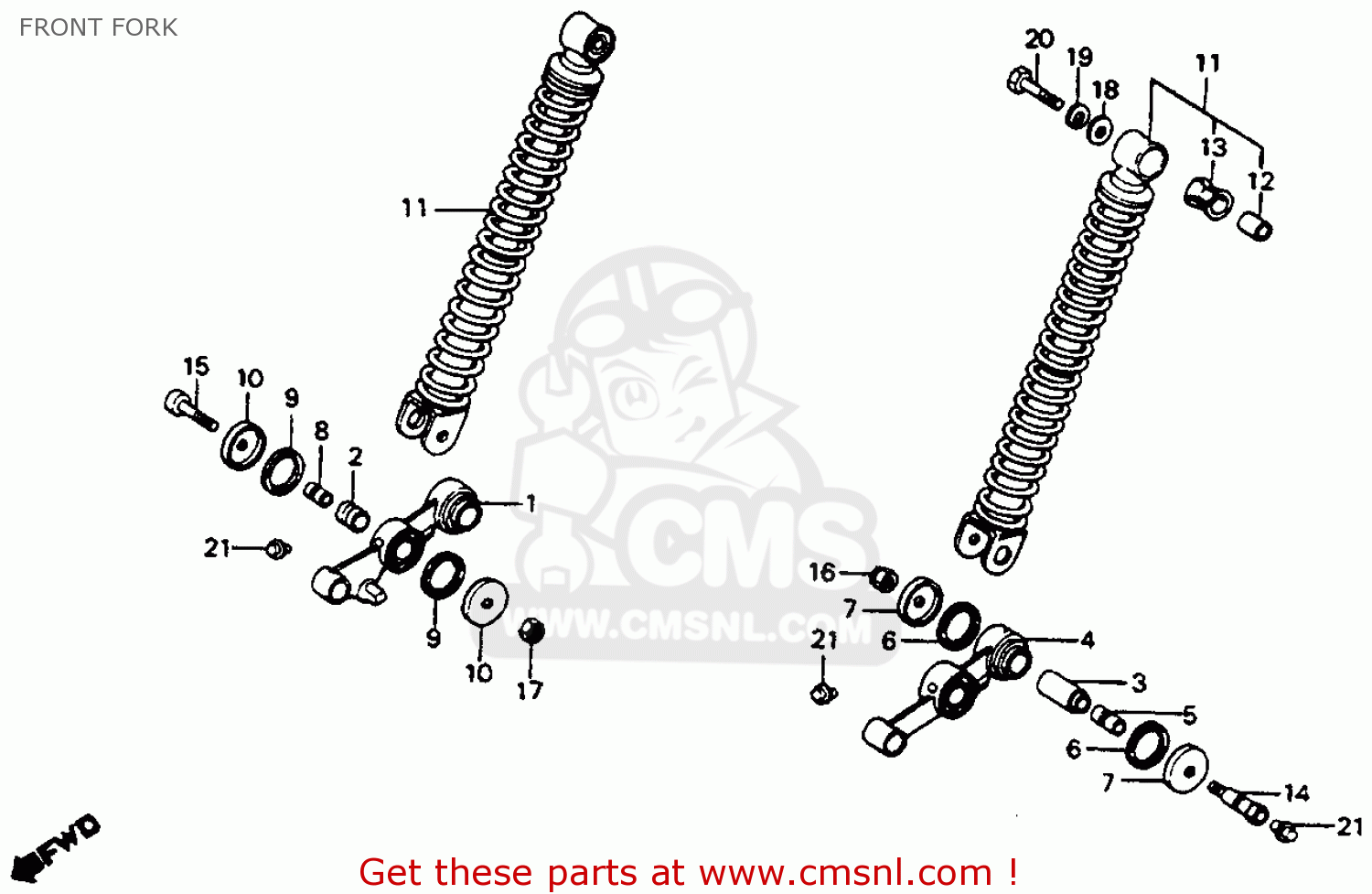 Honda Honda C70 PASSPORT 1982 (C) USA parts lists and schematics