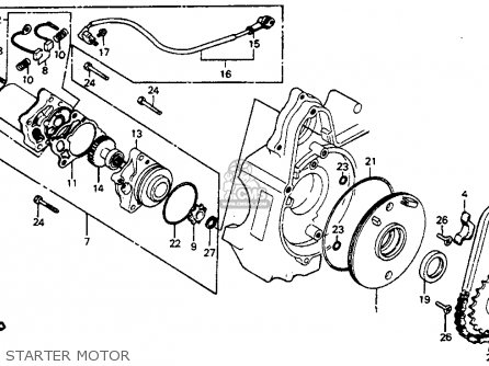 Honda C70 PASSPORT 1983 (D) USA parts lists and schematics