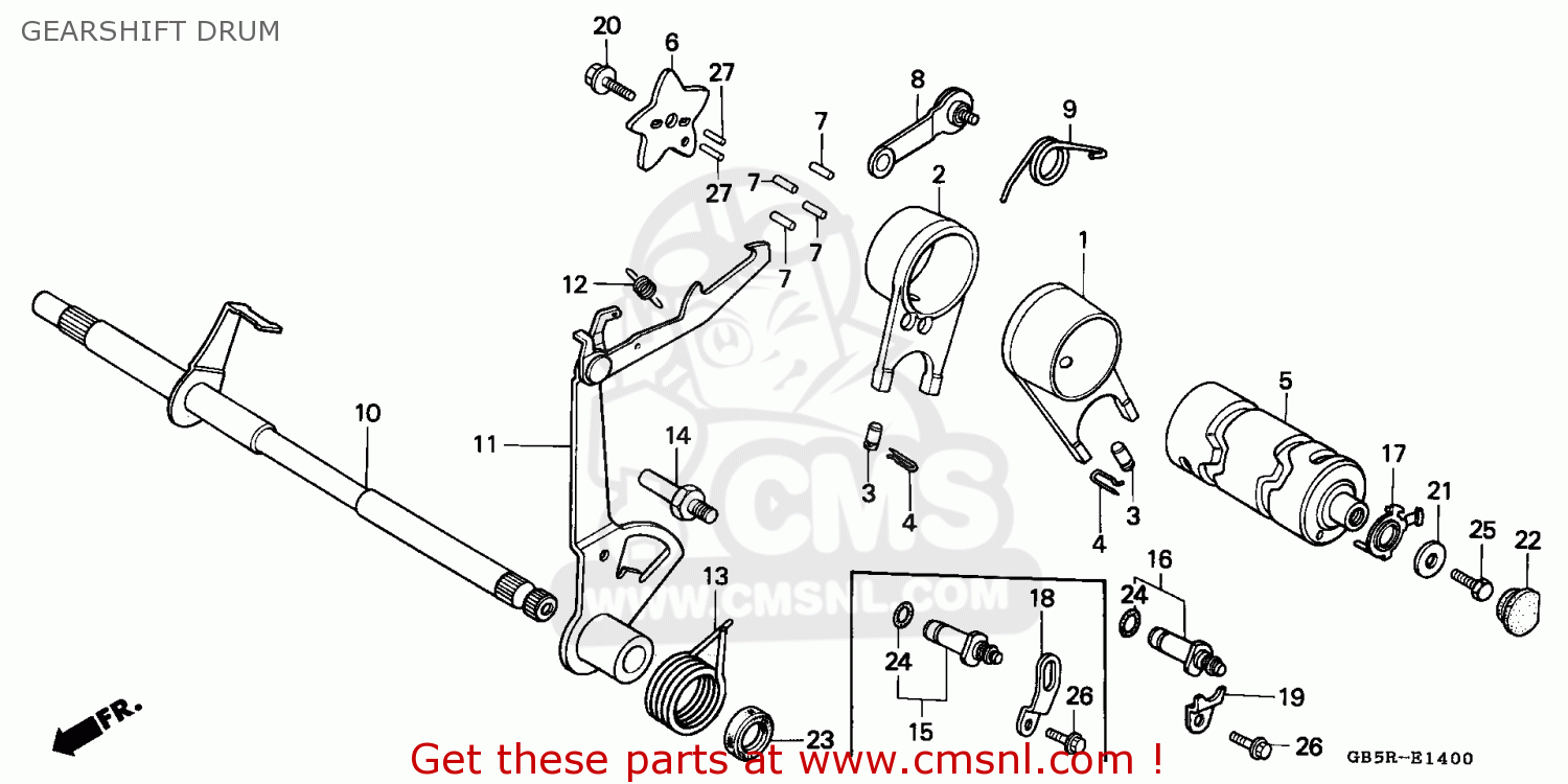 Honda C70CW CUB 1994 (R) / HSQ GEARSHIFT DRUM - buy GEARSHIFT DRUM ...