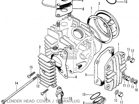  Honda  C70K1 1972 USA parts lists and schematics