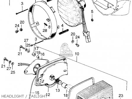 Honda C70M 1970 USA parts lists and schematics